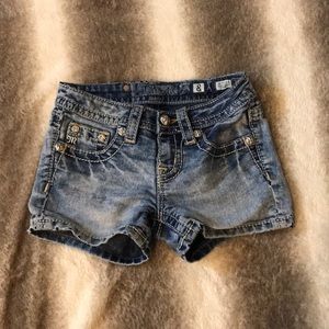Miss Me denim shorts (girls) sz 8